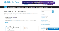 Desktop Screenshot of callcenterbeat.com