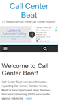 Mobile Screenshot of callcenterbeat.com